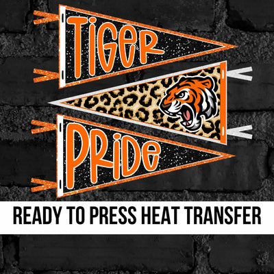 Tiger Pride Pennants DTF Transfer