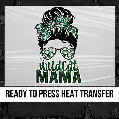 Wildcat Mama Messy Bun DTF Transfer