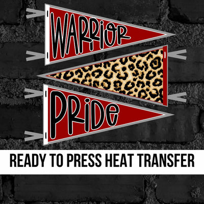 Warrior Pride Pennants DTF Transfer