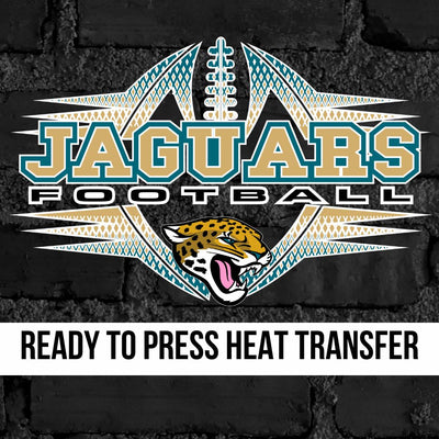 Jaguars Football Halftone DTF Transfer
