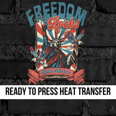 Freedom Rocks DTF Transfer