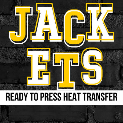 Jackets Offset Letters DTF Transfer