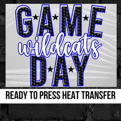 Game Day Stars Wildcats DTF Transfer