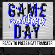 Game Day Stars Panthers DTF Transfer