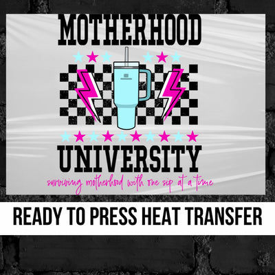 Motherhood University Stanley DTF Transfer