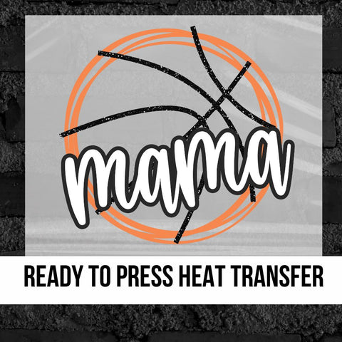Basketball Mama Circle DTF Transfer