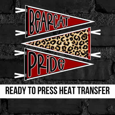 Bearcat Pride Pennants DTF Transfer