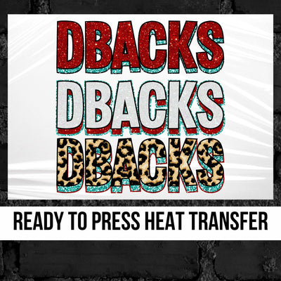 DBacks Repeating DTF Transfer