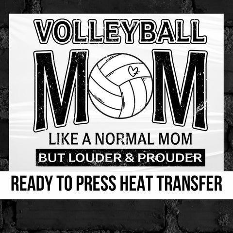 Volleyball Mom Not Like a Normal Mom DTF Transfer