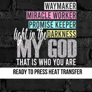 Waymaker DTF Transfer