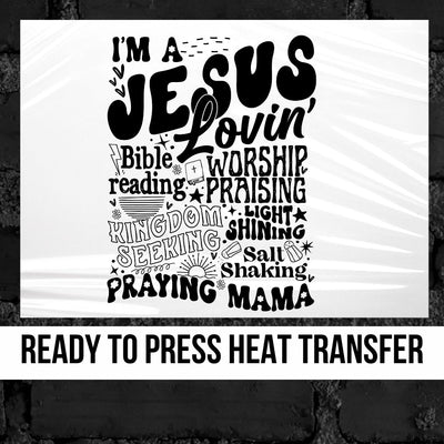 Jesus Lovin Bible Readin Girl DTF Transfer
