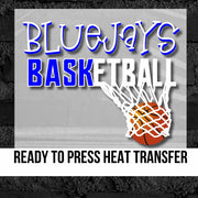 bluejays basketball dtf transfer_ready to press heat transfer_tshirt transfers_iron on transfer_school spirit tshirt transfer_rustic grace