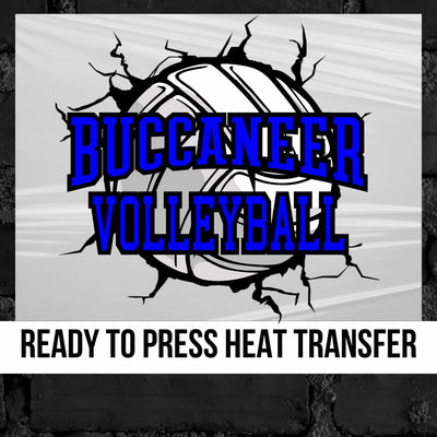 Buccaneer Volleyball Break Through DTF Transfer