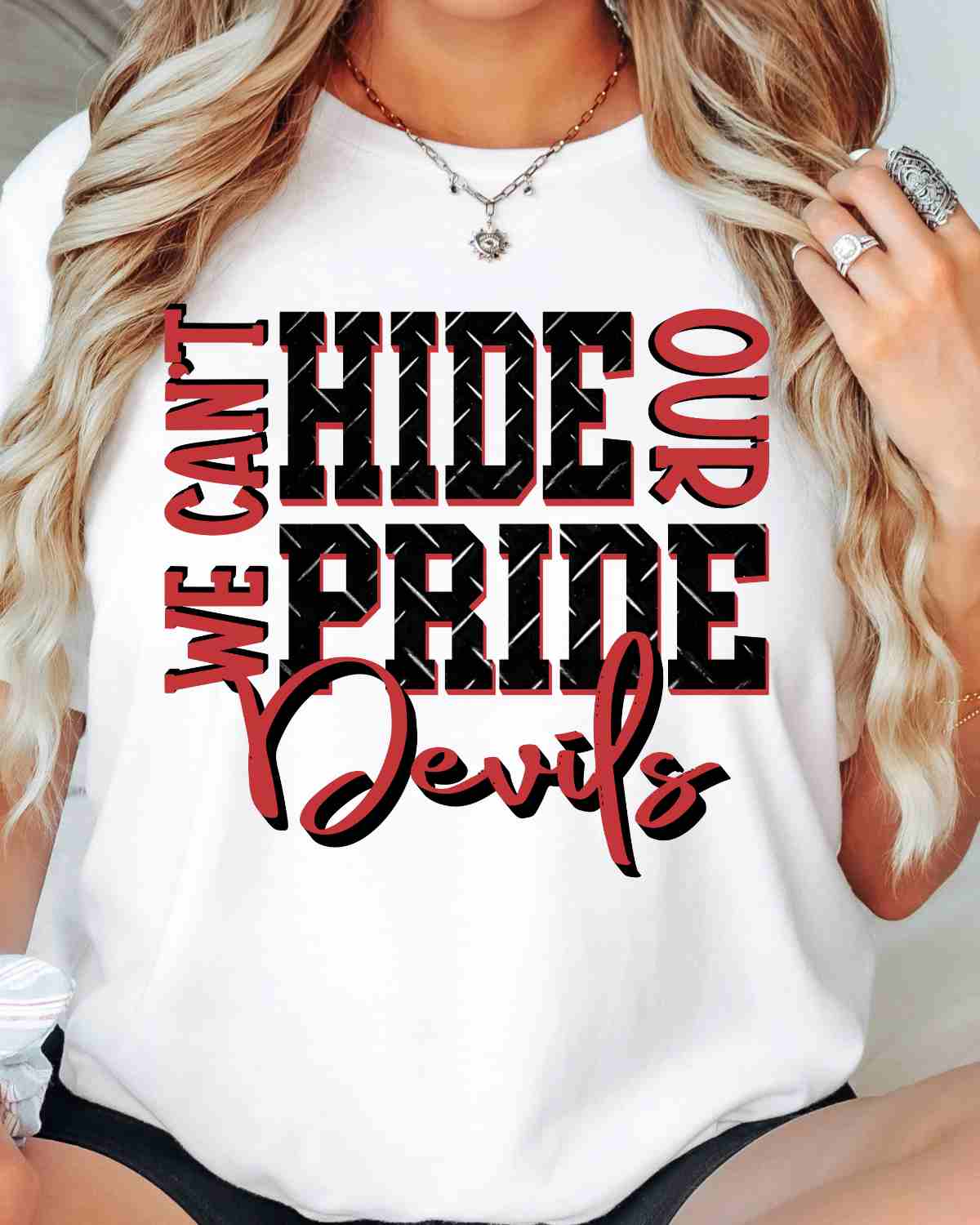 We Can't Hide Our Pride Devils DTF Transfer