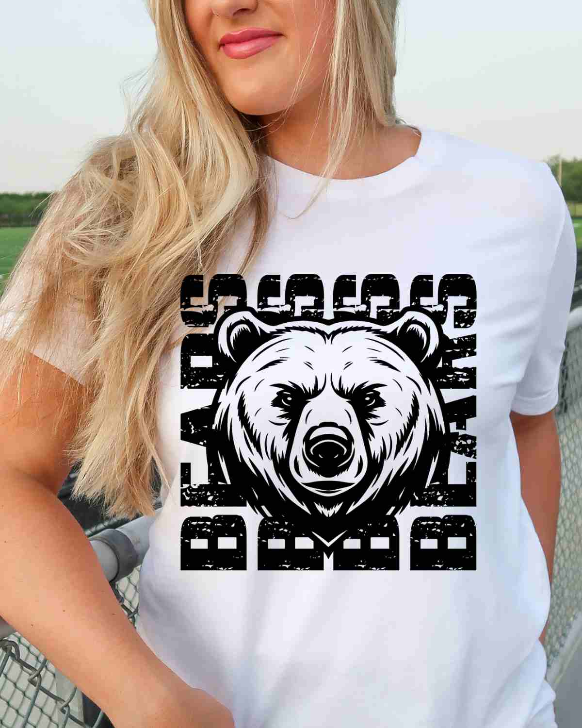 Bears Repeat Logo DTF Transfer