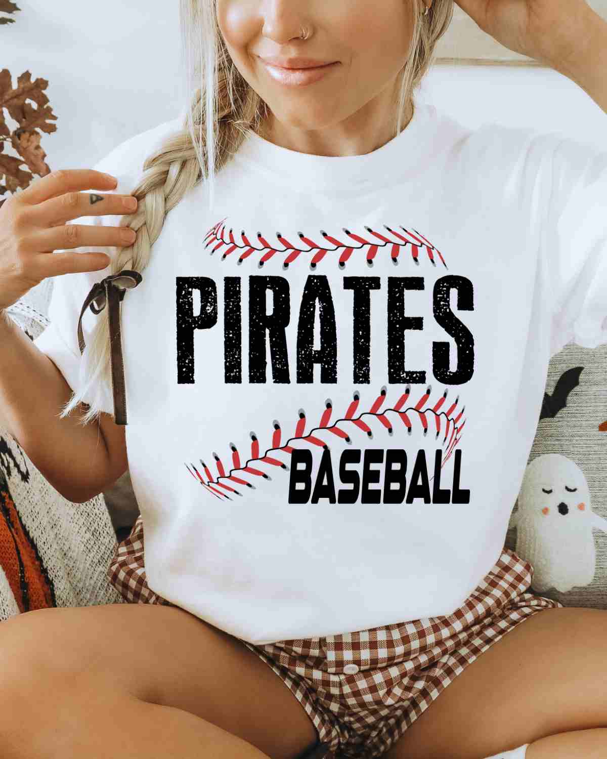 Pirates Baseball Laces DTF Transfer