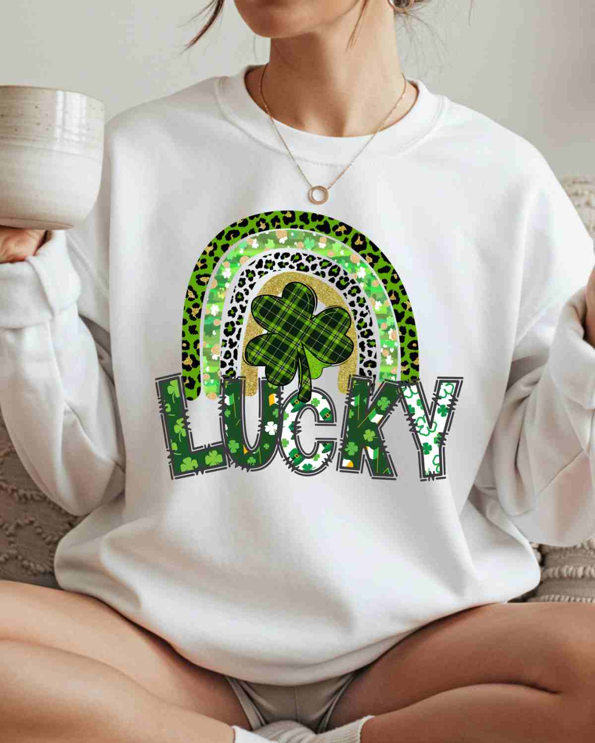 Lucky Rainbow DTF Transfer - Rustic Grace Heat Transfer Company