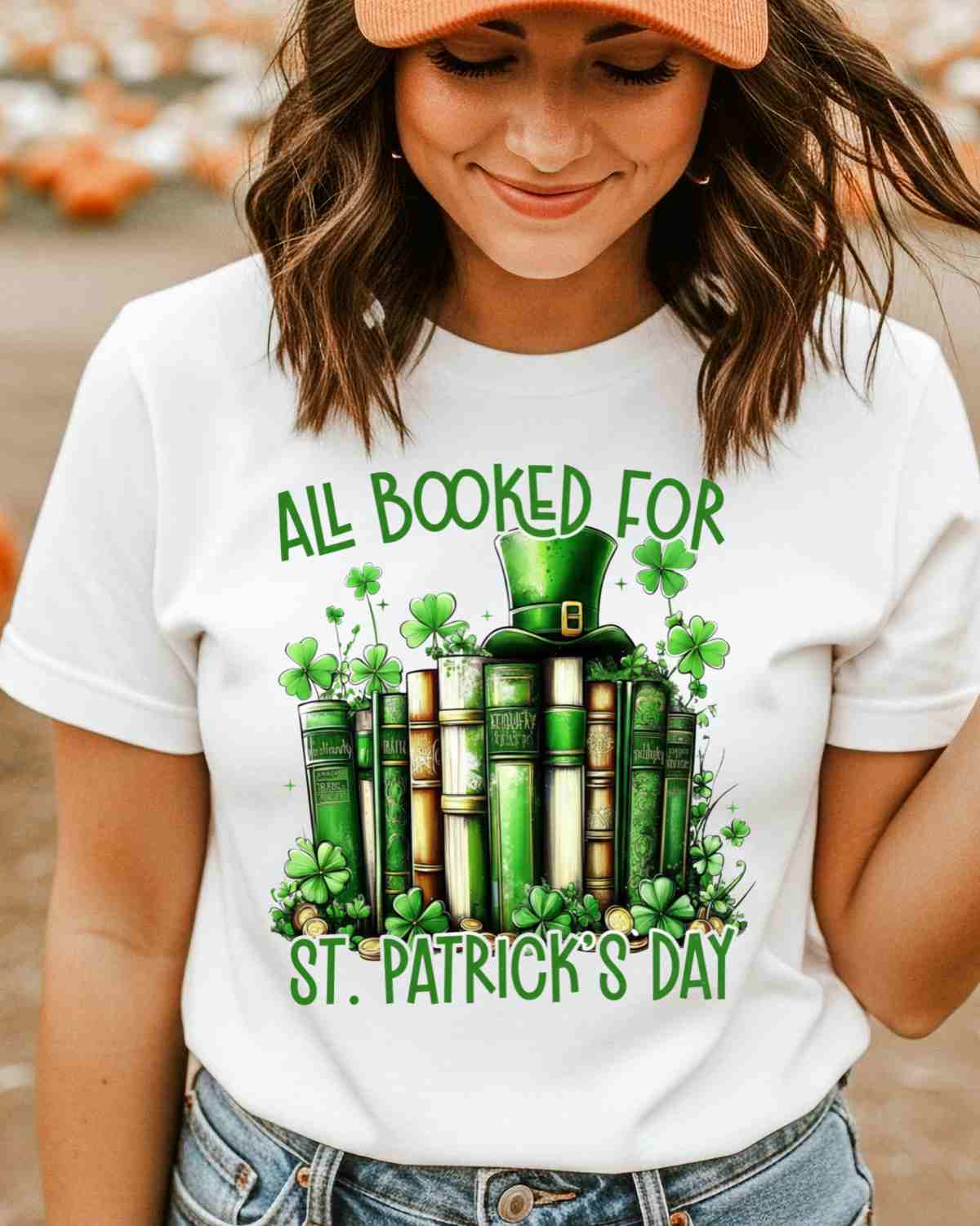 All Booked for St Patrick's Day DTF Transfer - Rustic Grace Heat Transfer Company