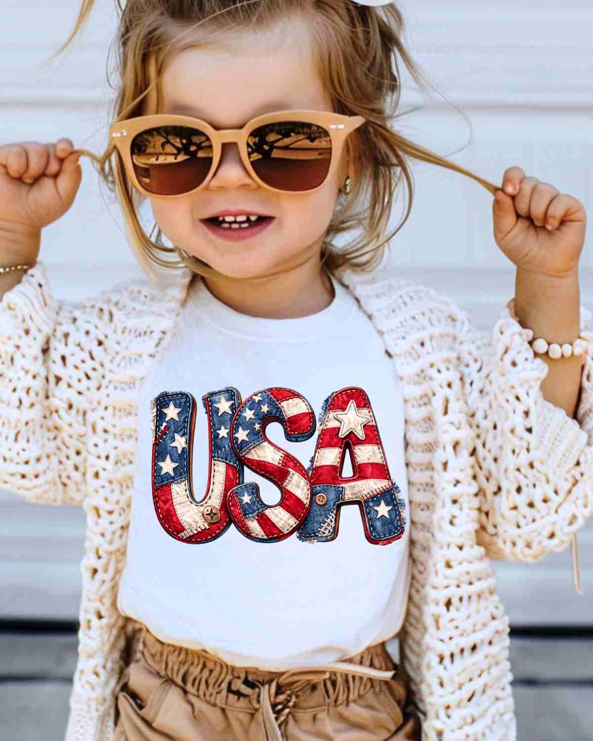USA Patchwork DTF Transfer