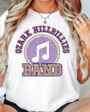 Ozark Hillbillies Band Striped Note DTF Transfer