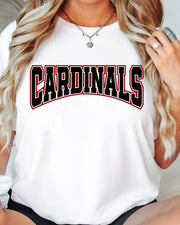 Cardinals Arched Word DTF Transfer