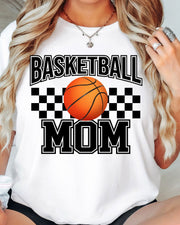 Basketball Mom Checkered DTF Transfer