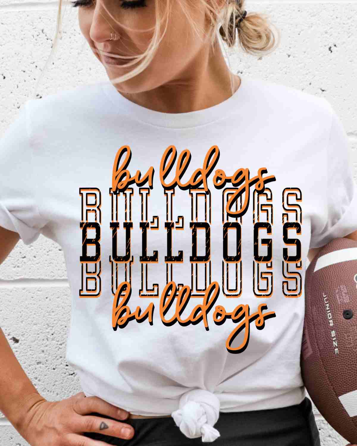 Bulldogs Repeating DTF Transfer