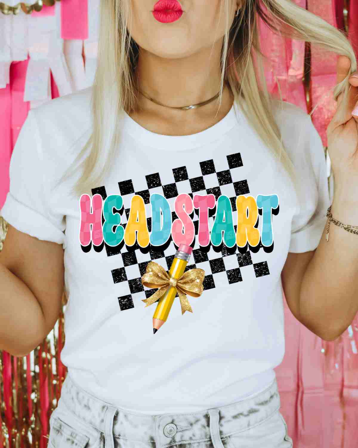 Grade Checkered DTF Transfer - Rustic Grace Heat Transfer Company