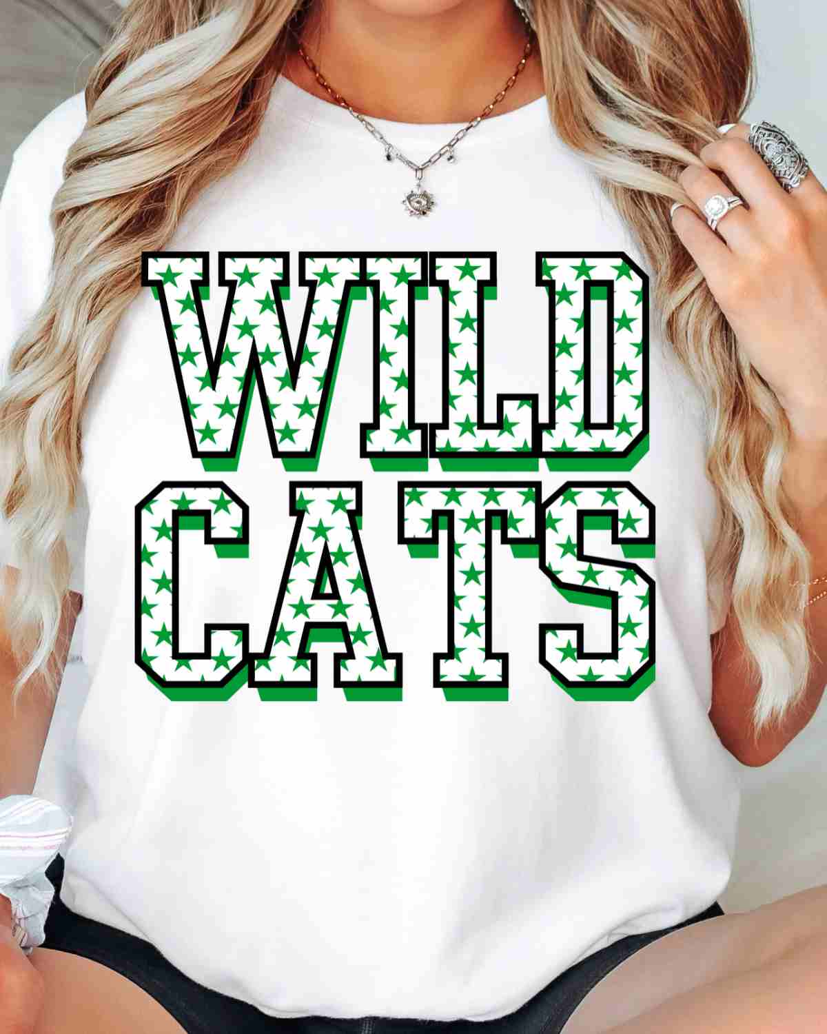 Wildcats Star Pattern DTF Transfer