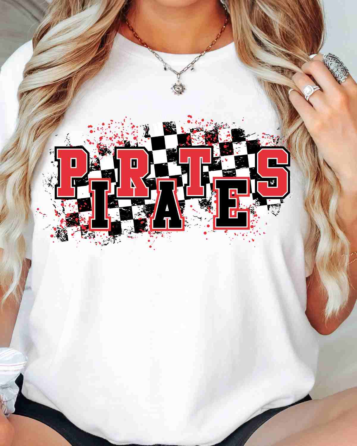 Pirates Checkered Swash DTF Transfer