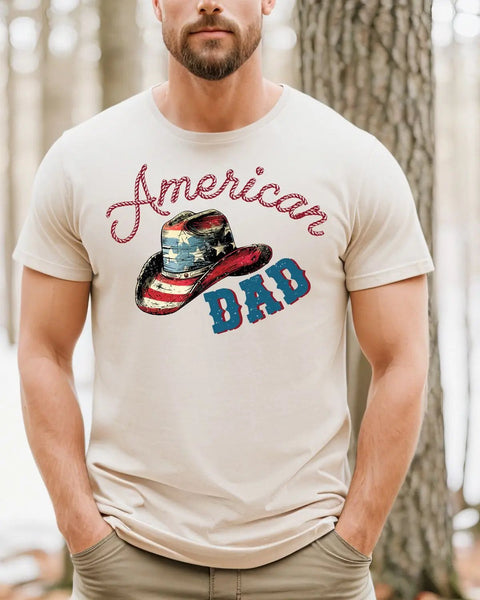 American Dad Cowboy Hat DTF Transfer
