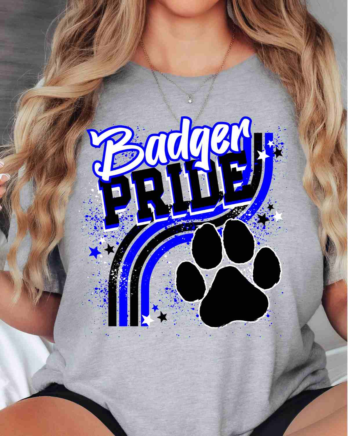 Badger Pride Wavy Stripes DTF Transfer