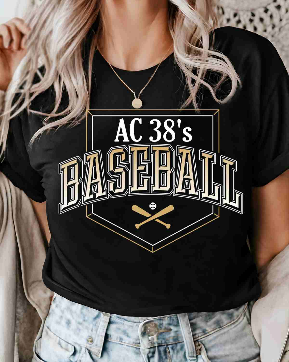 AC 38's Baseball Home Plate DTF Transfer