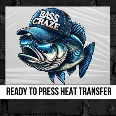 Bass Craze DTF Transfer