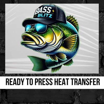 Bass Blitz DTF Transfer