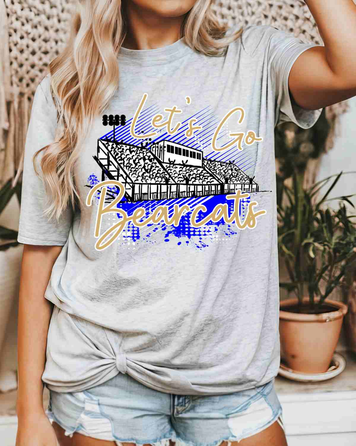 Let's Go Bearcats Stadium DTF Transfer