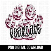 Bearcats Paw Print Digital Download