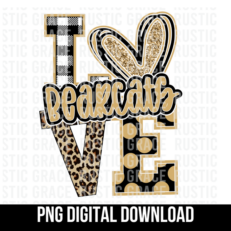 Love Bearcats Digital Download