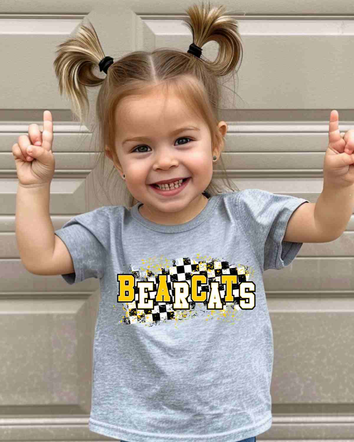 Bearcats Checkered Swash DTF Transfer