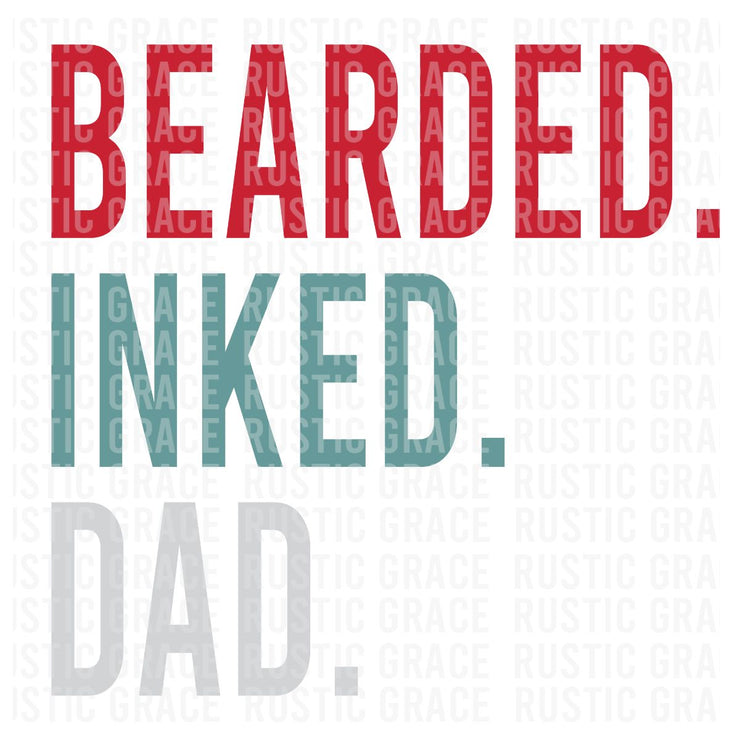 Bearded Inked Dad Digital Download