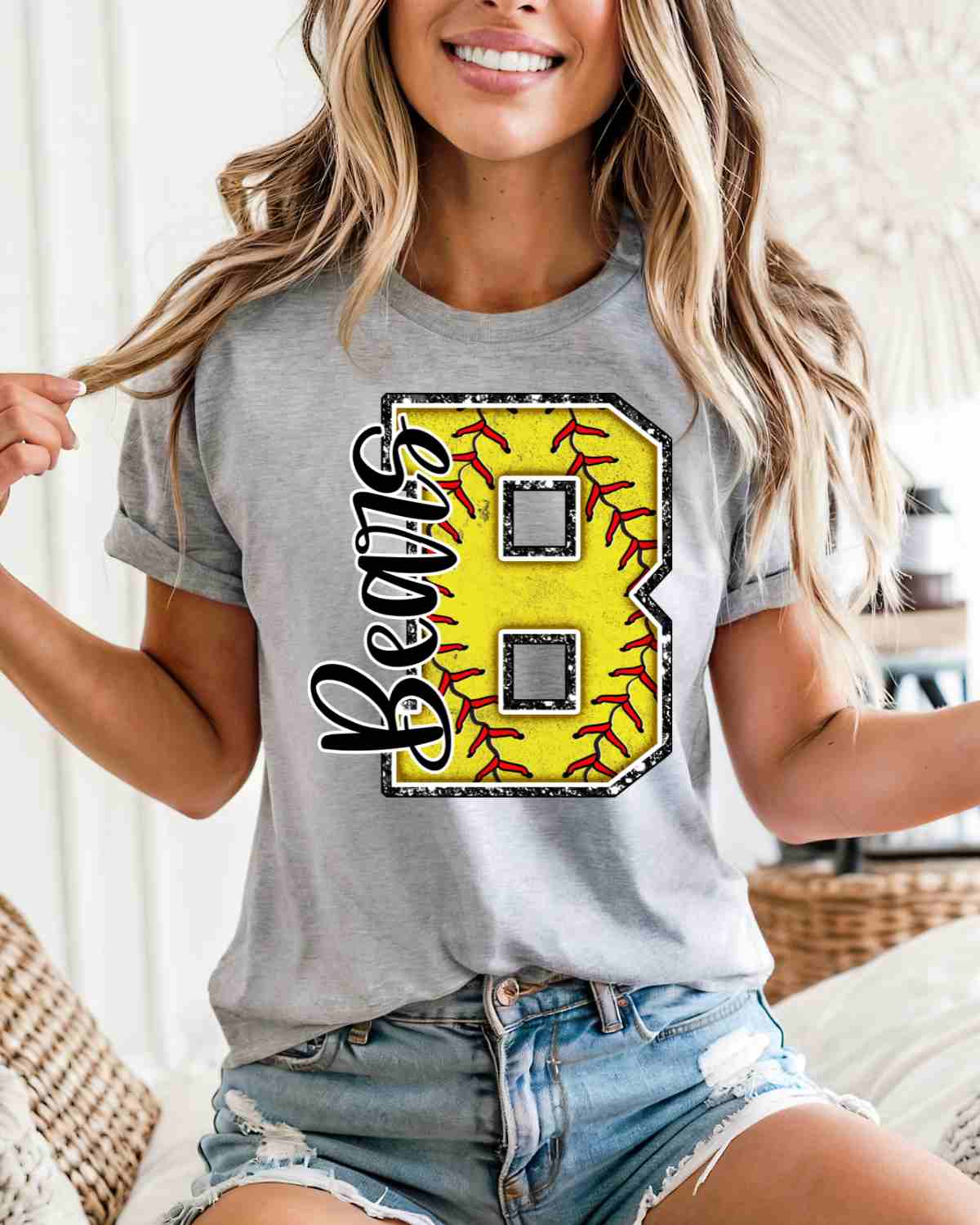 Bears Softball Letter DTF Transfer - Rustic Grace Heat Transfer Company