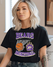 Bears Basketball Hoop & Net DTF Transfer