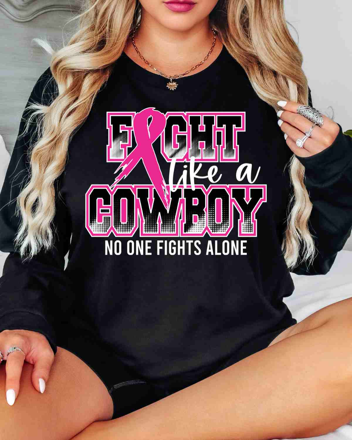 Fight Like a Cowboy DTF Transfer