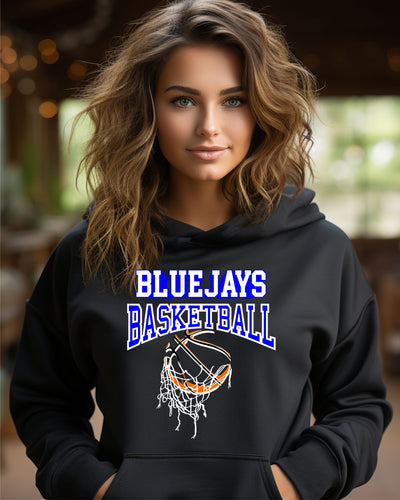 Bluejays Basketball Hanging Net DTF Transfer