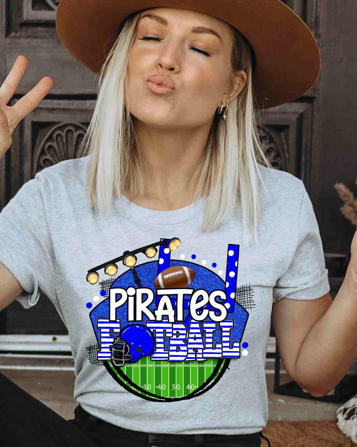 Pirates Football Stadium Circle DTF Transfer