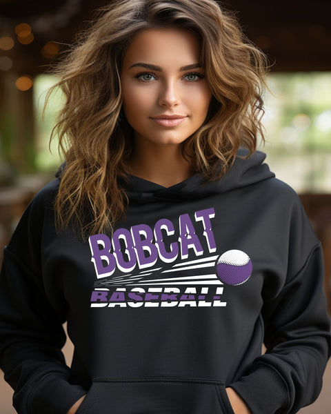 Bobcat Baseball Angle DTF Transfer