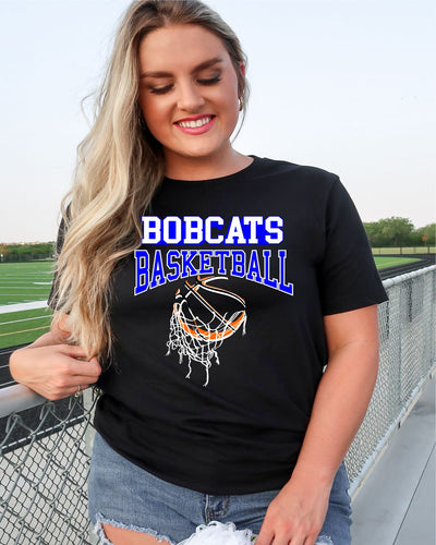 Bobcats Basketball Hanging Net DTF Transfer