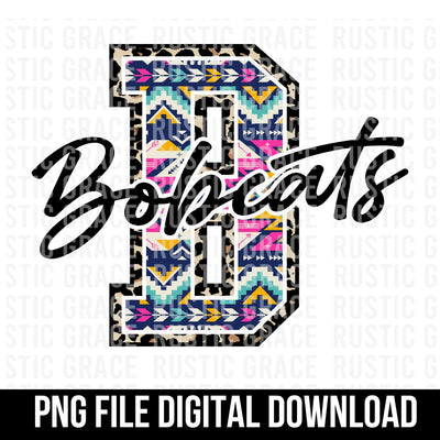 Bobcats Aztec Letter Digital Download
