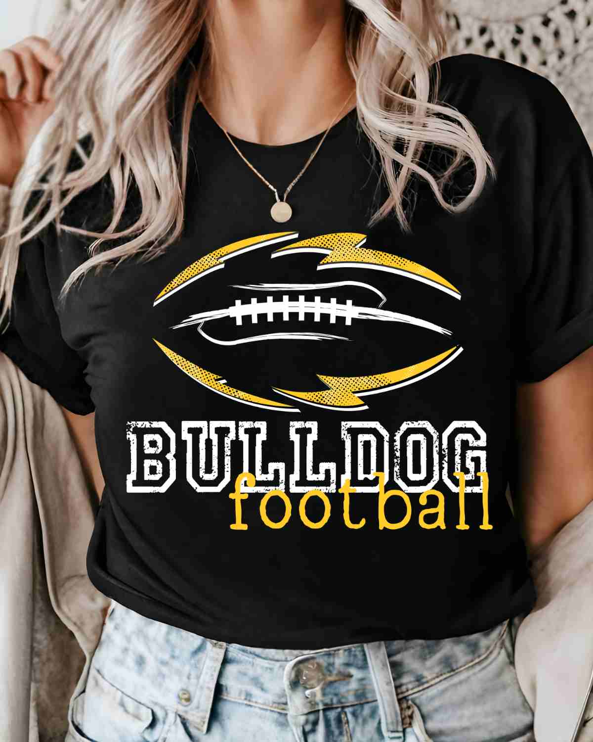 Bulldog Football Tribal DTF Transfer