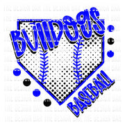 Bulldogs Baseball Home Plate Digital Download